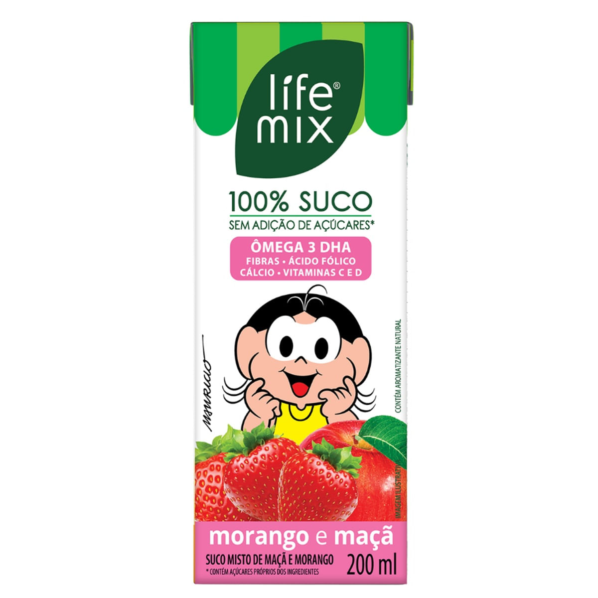 Suco de Morango e Maçã Life Mix Kids 200ml