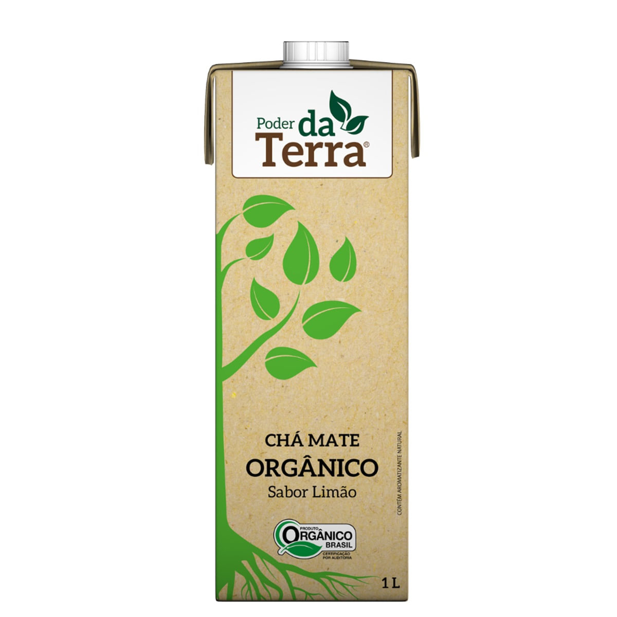 Chá Mate com Limão Poder da Terra 1 Litro