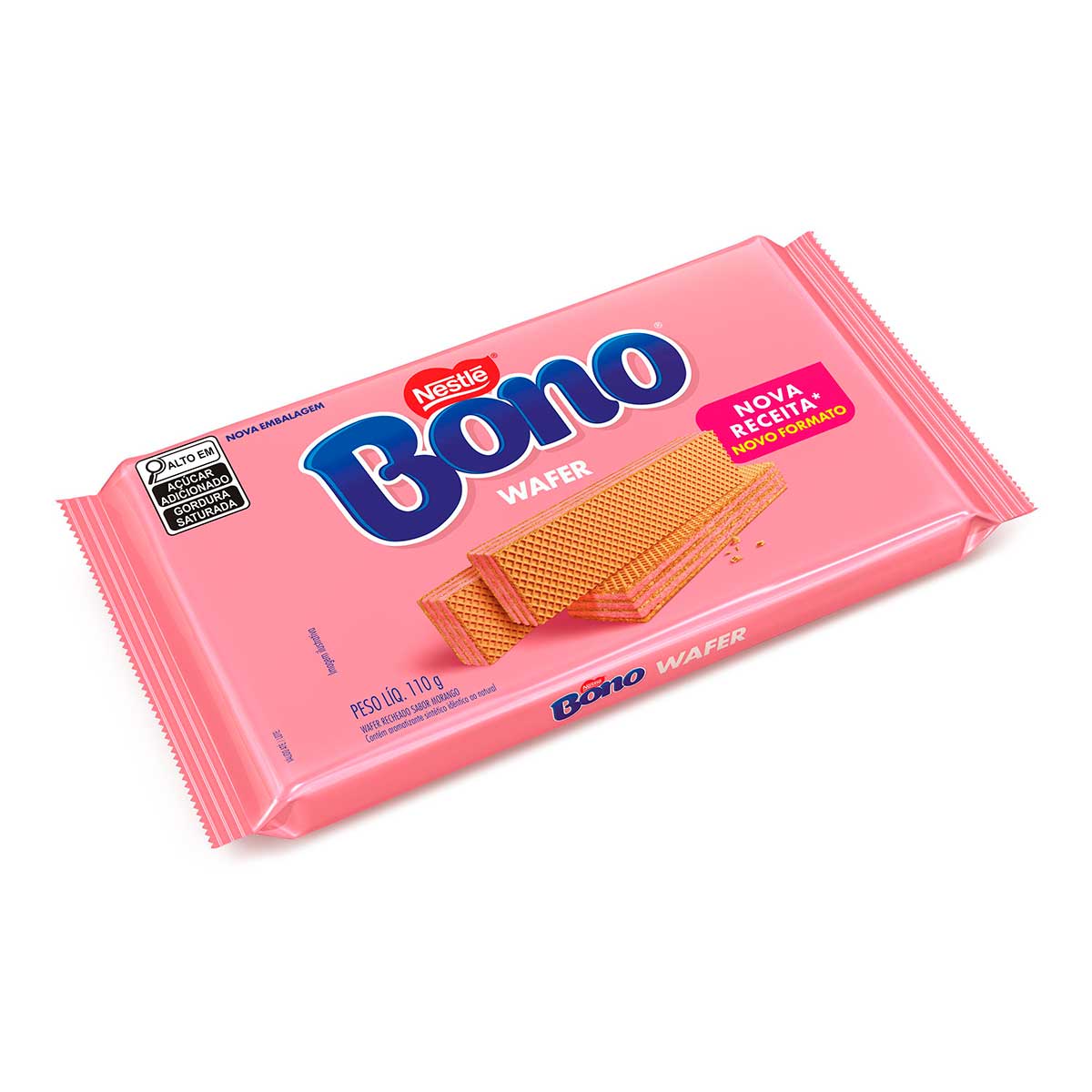 Biscoito Wafer BONO Morango 110g
