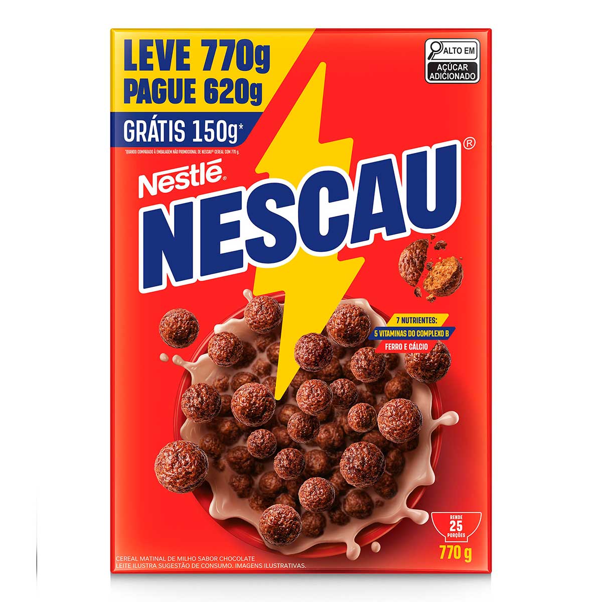 Cereal Matinal Nescau Leve 770g Pague 620g