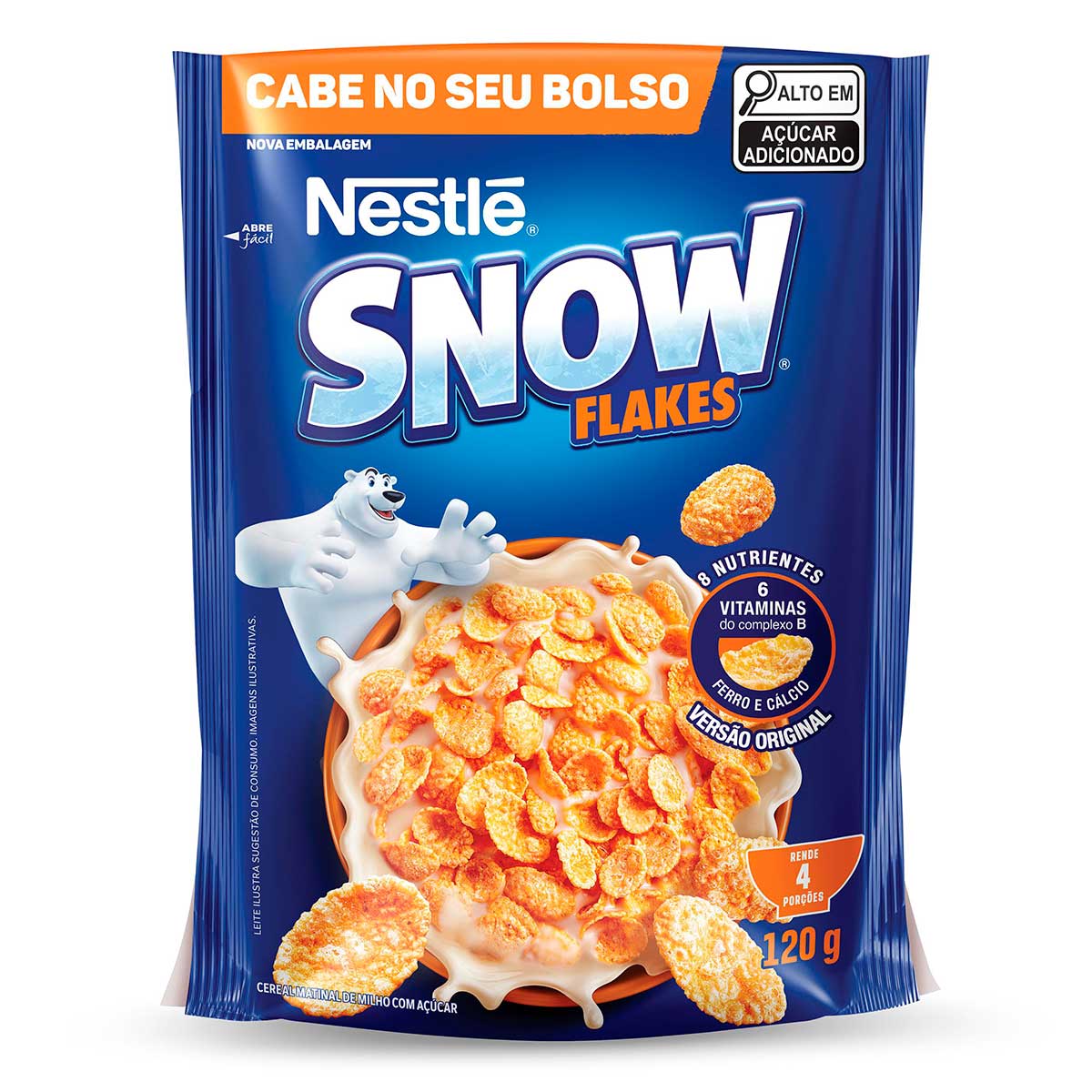 Cereal Matinal Nestlé Snow Flakes 120 g