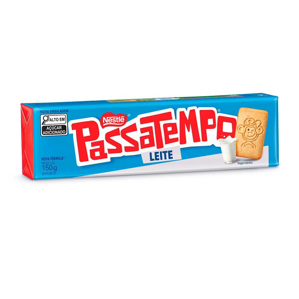 Biscoito PASSATEMPO Leite 150g