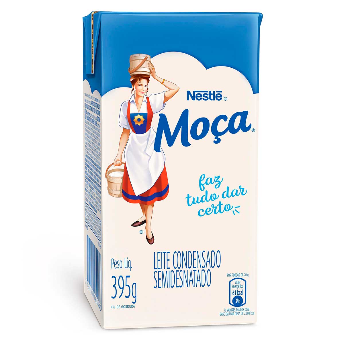 Leite Condensado Semidesnatado MOÇA Caixinha 395g