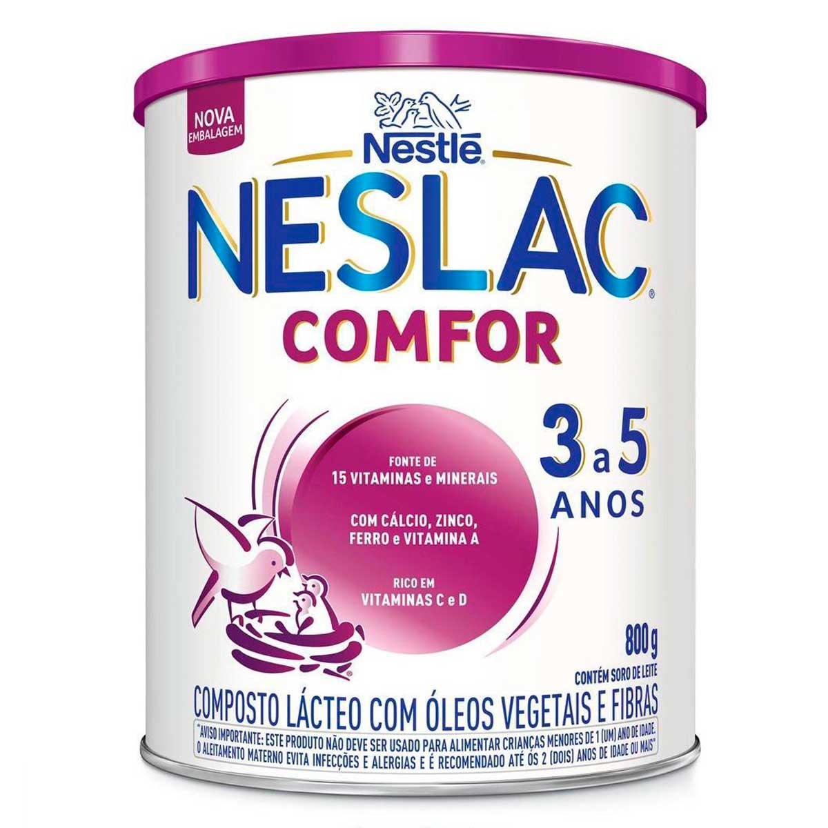Composto Lácteo Neslac Comfor 800 g