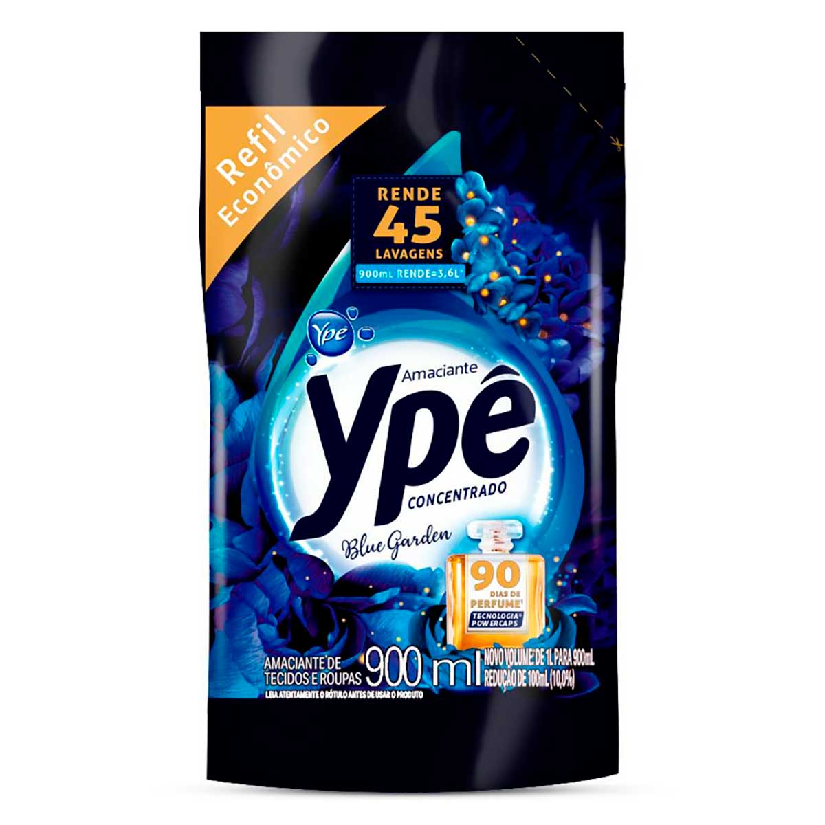Amaciante Concentrado Ypê Blue Refil 900ml