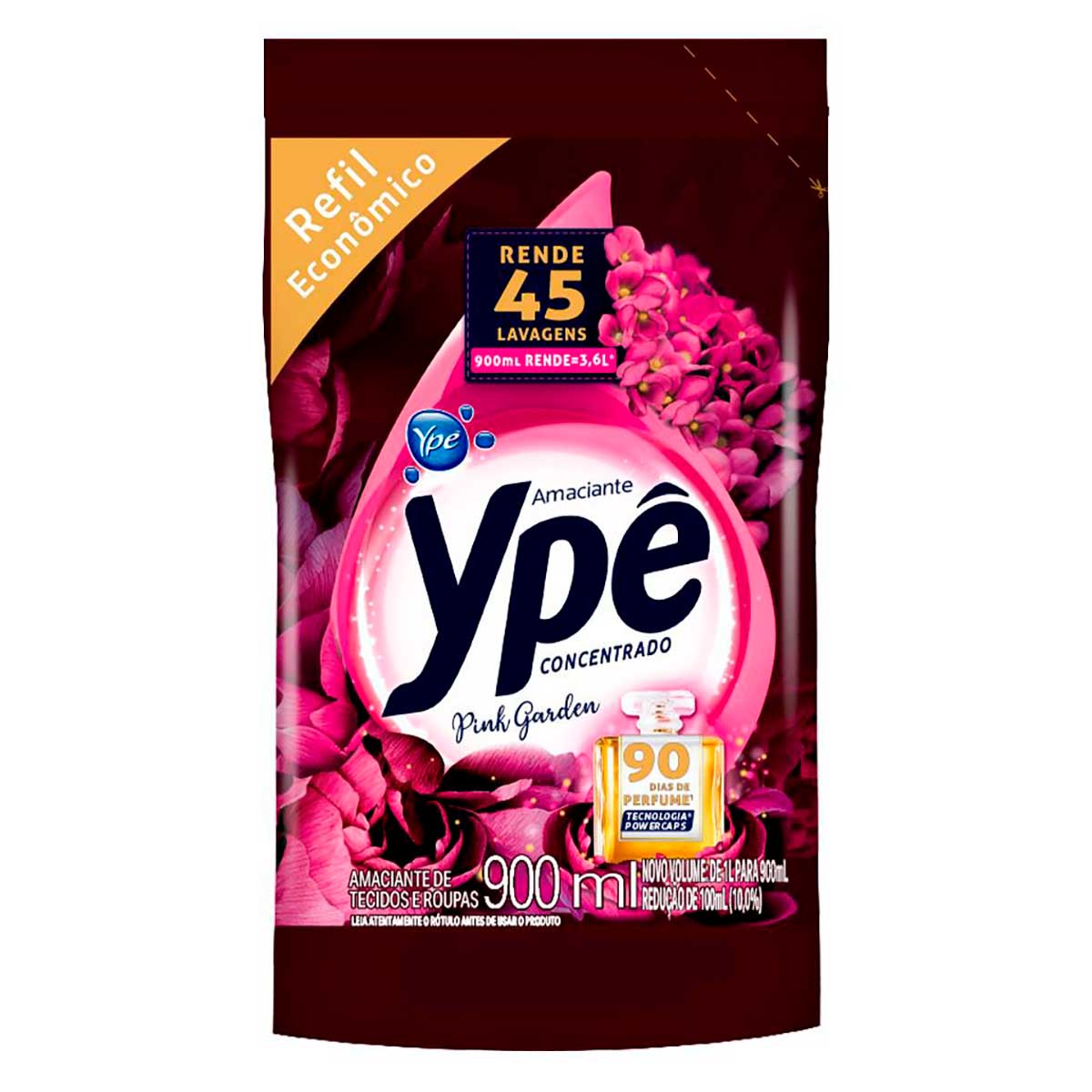 Amaciante Concentrado Ypê Pink Refil 900ml