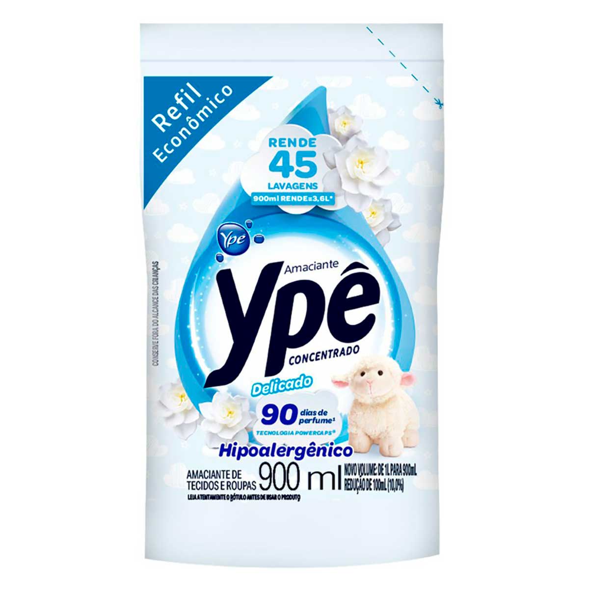 Amaciante Concentrado Ypê Delicado 900ml