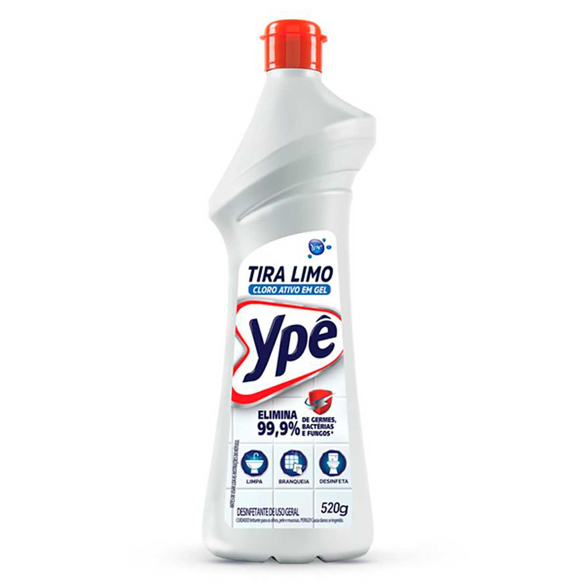 Tira Limo Ypê Cloro Ativo Gel 520g