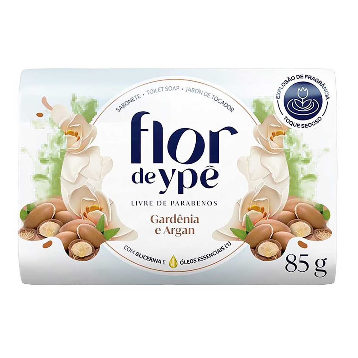 Sabonete Flor de Ypê Gardênia e Argan 85g