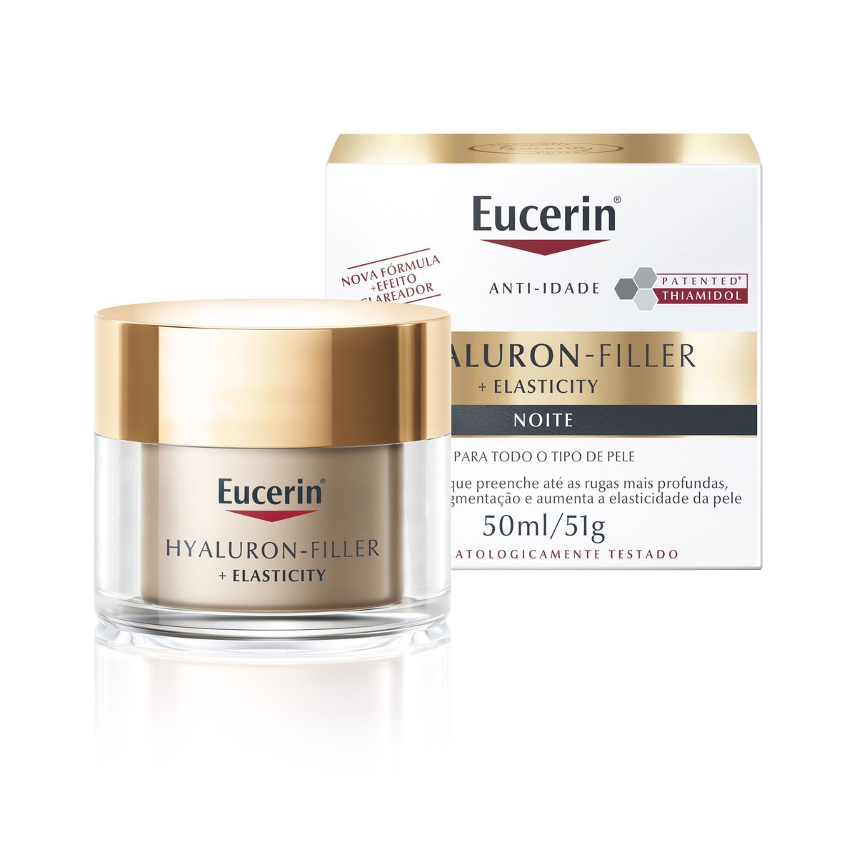 Creme Facial Antiidade Hyaluron Filler Elasticity Noite Eucerin 50ml