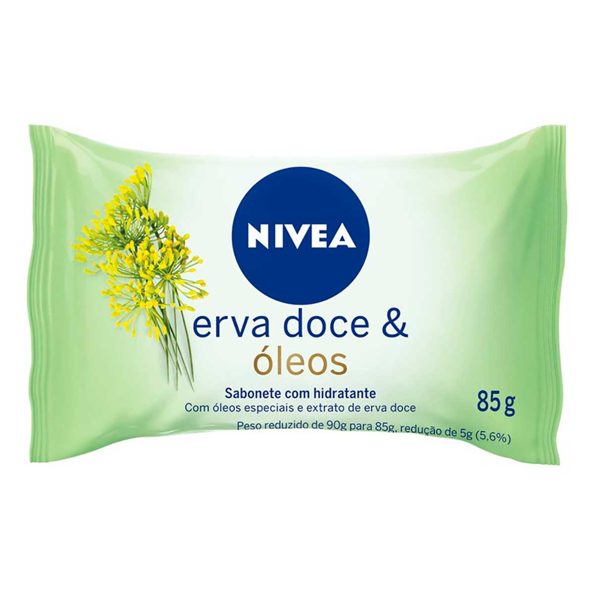 Sabonete em Barra Erva Doce & Óleos NIVEA 85g