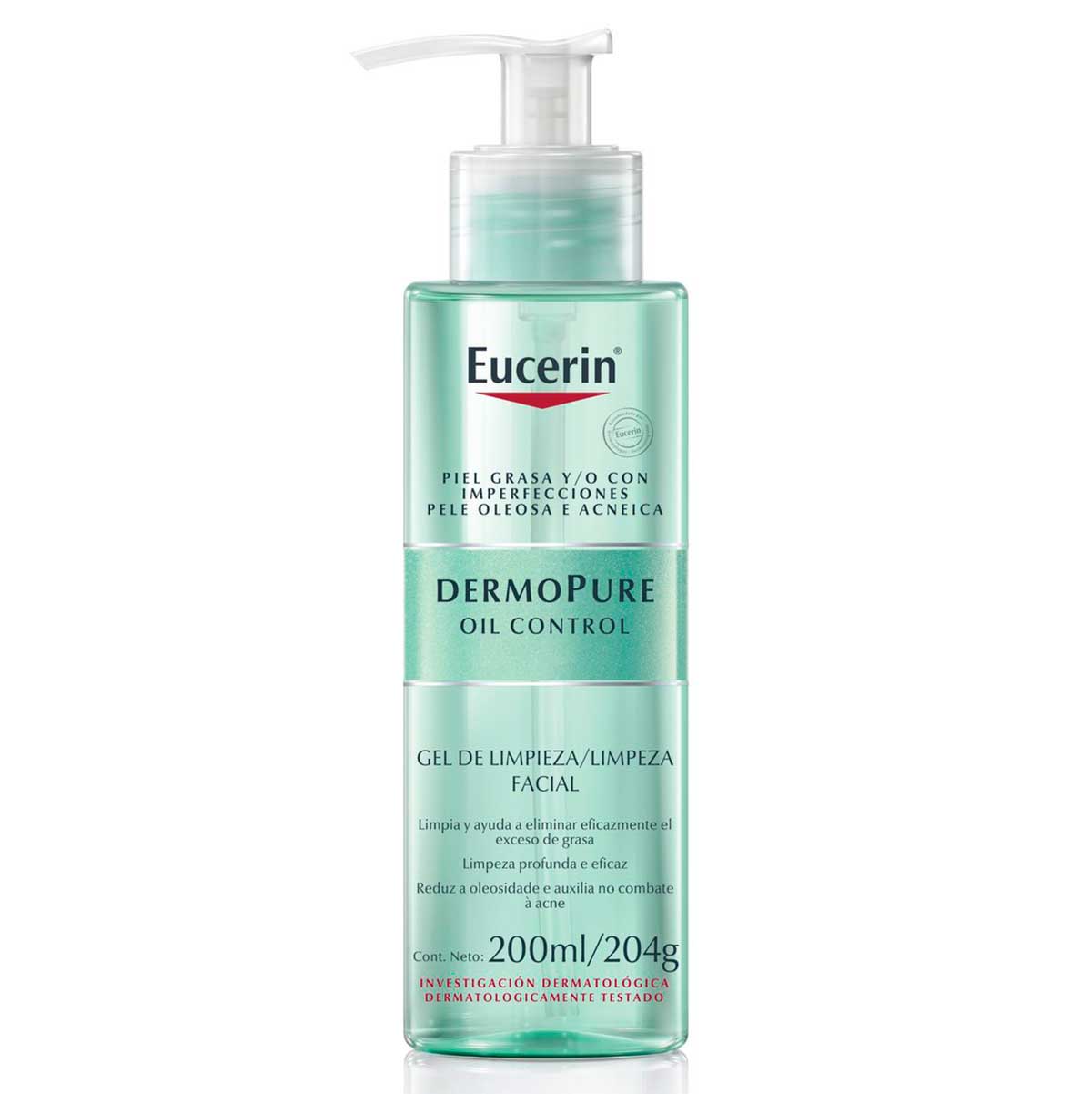 Gel Para Limpeza Facial Dermopure Oil Control Eucerin 200ml