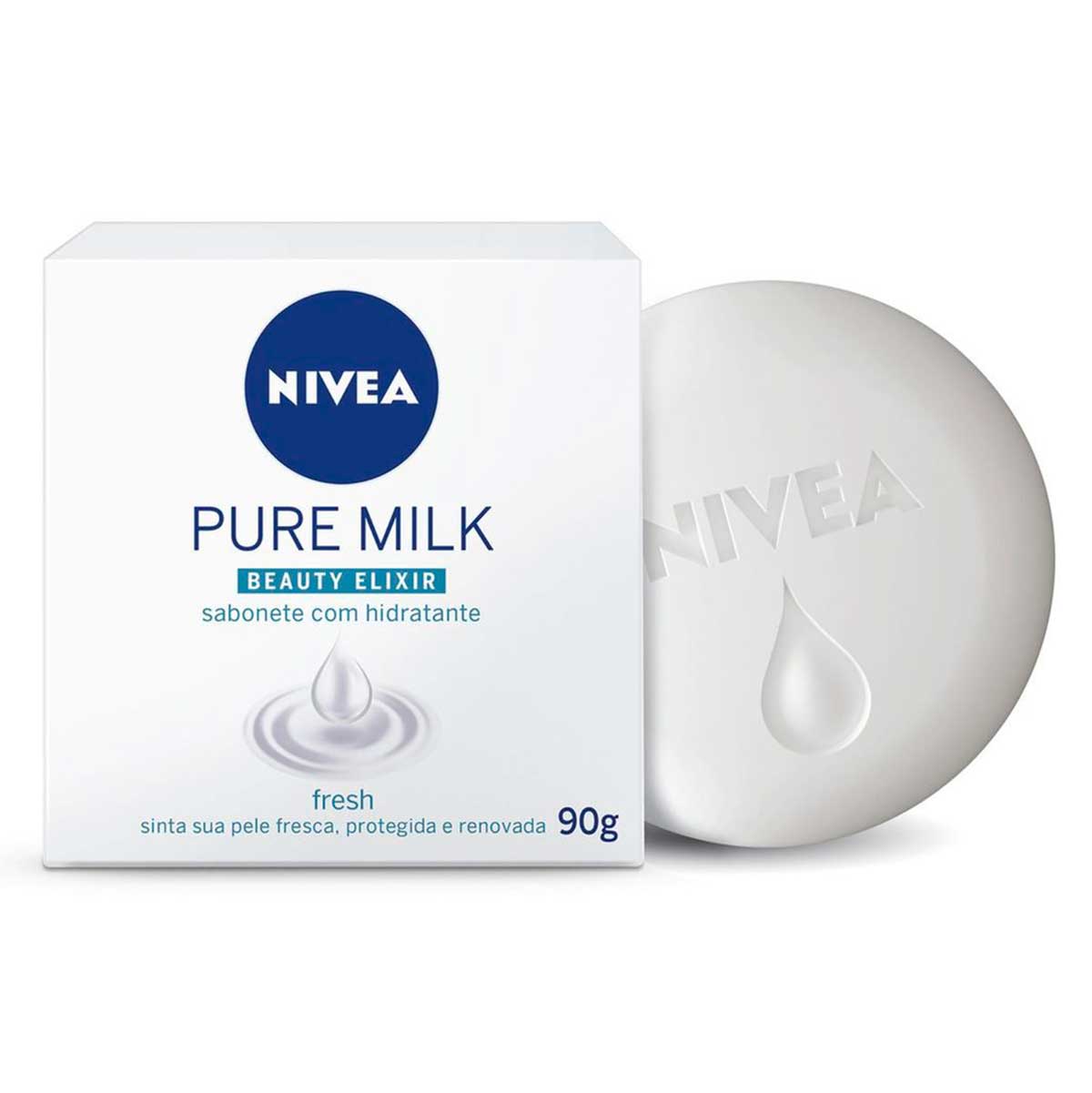 Sabonete em Barra NIVEA Pure Milk Fresh 90g