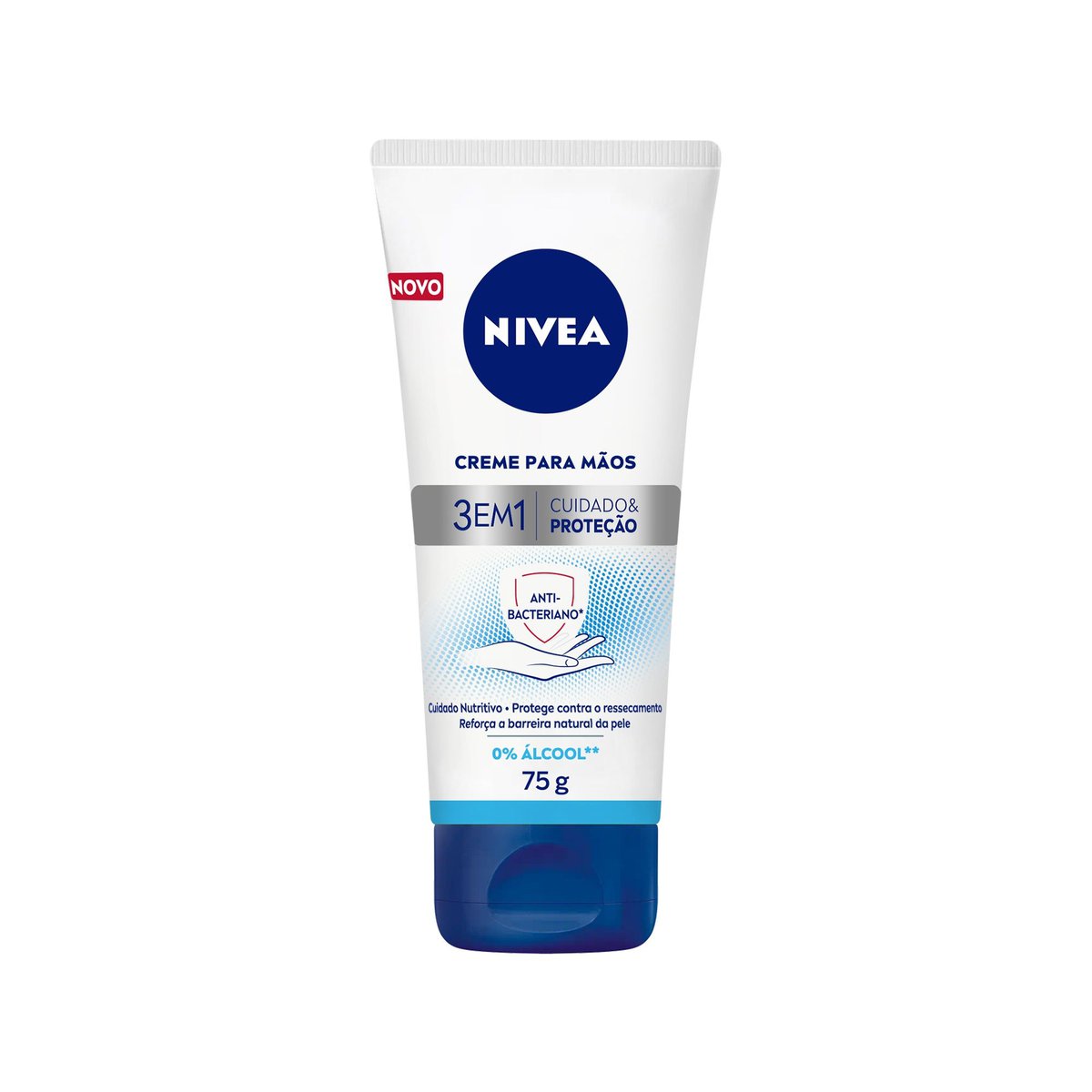 Creme para Mãos Ação Antibacteriana 3 em 1 NIVEA 75g