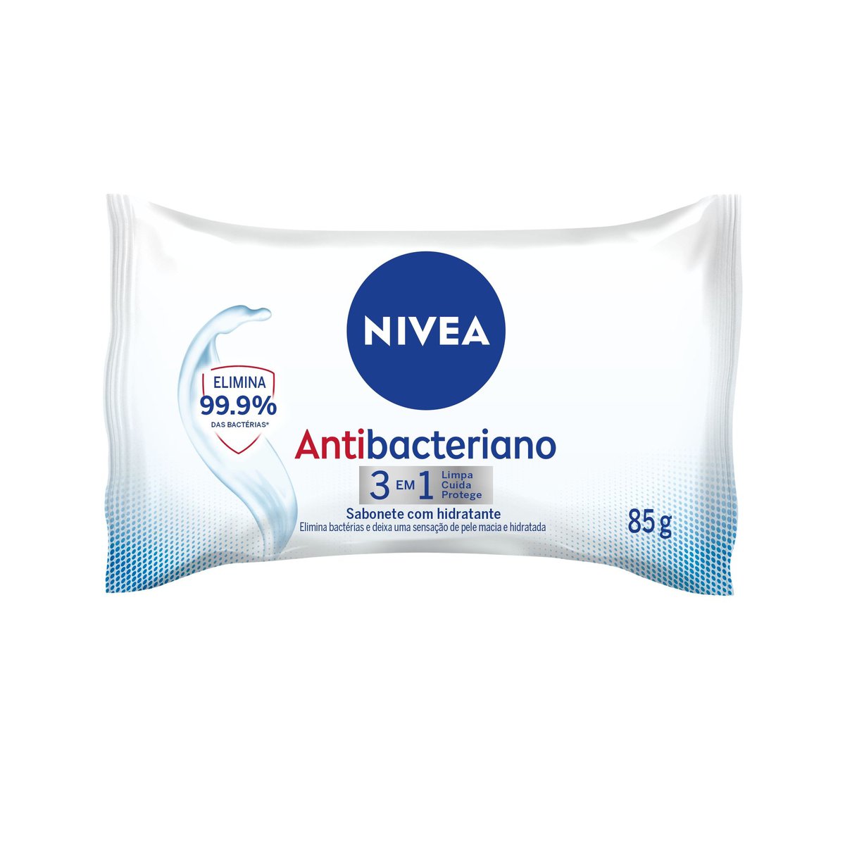 Sabonete em Barra Antibacteriano 3 em 1 NIVEA 85g