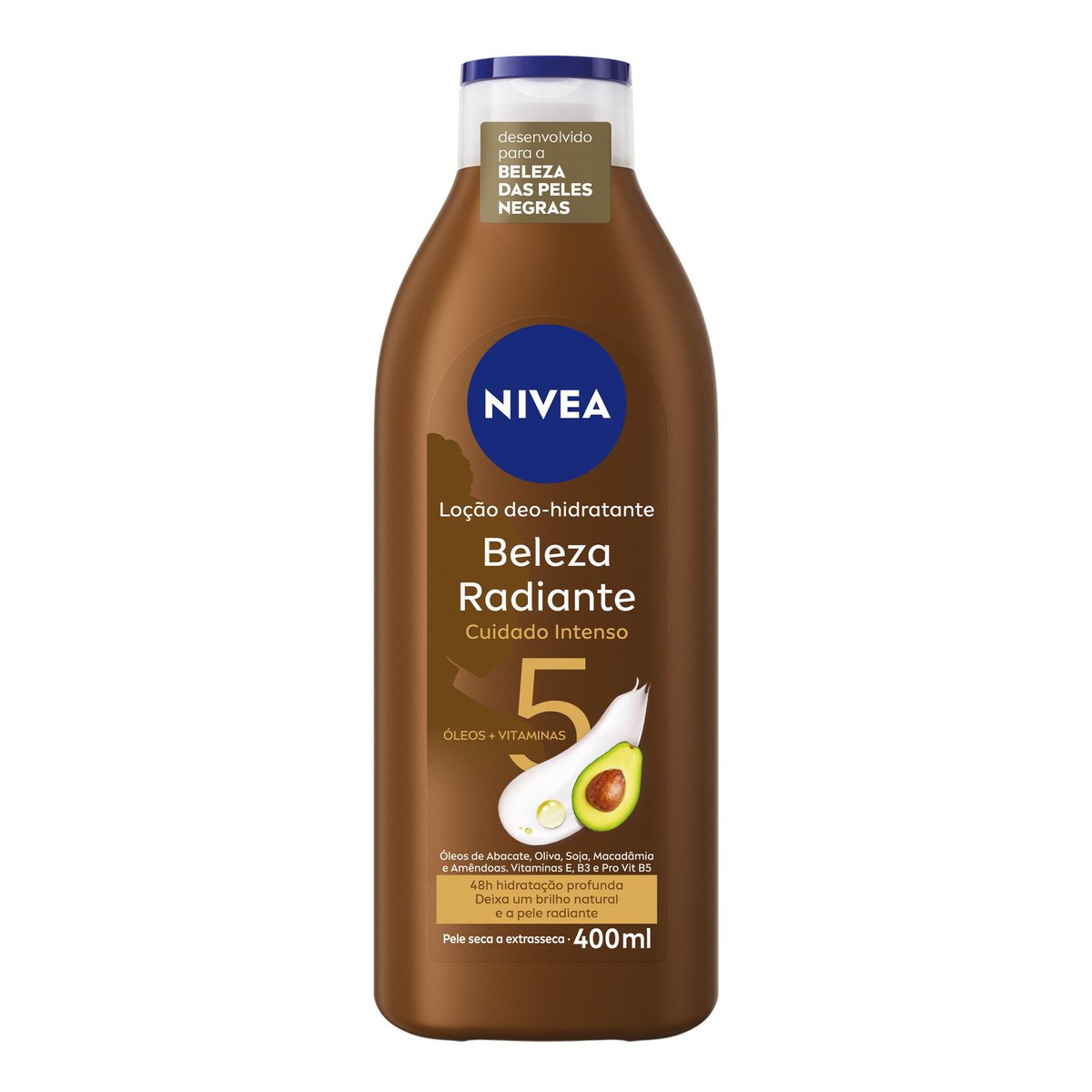 Hidratante Desodorante NIVEA Beleza Radiante Cuidado Intenso 400ml