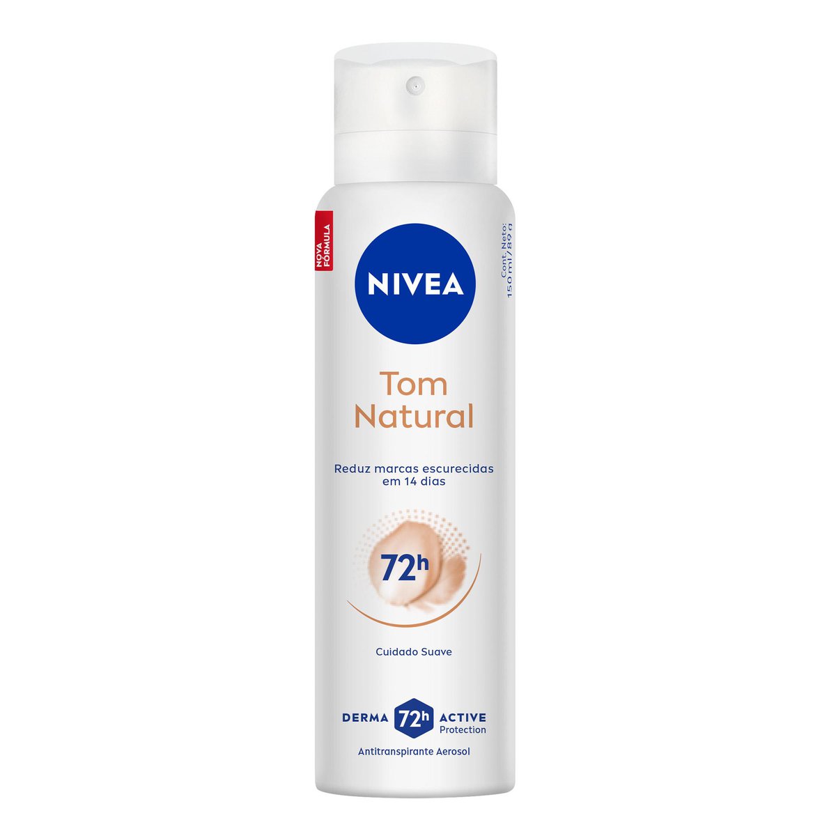 Desodorante Antitranspirante Aerossol NIVEA Tom Natural 150ml