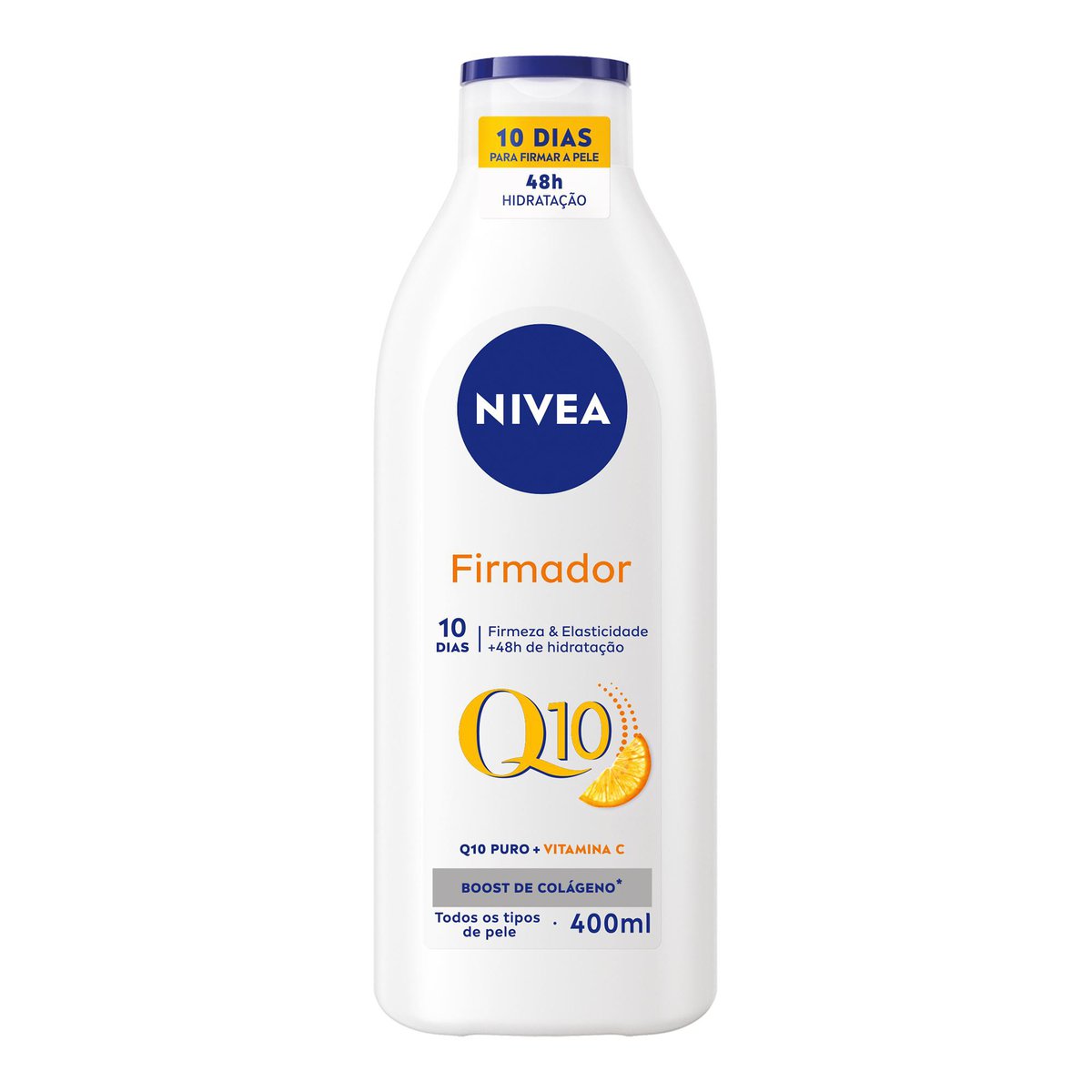 Loção Hidratante Firmador NIVEA Q10 + Vitamina C Todos os Tipos de Pele 400ml