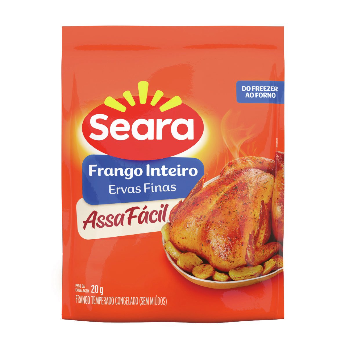 Frango inteiro temperado Seara Assa Fácil Aprox. 1,9Kg