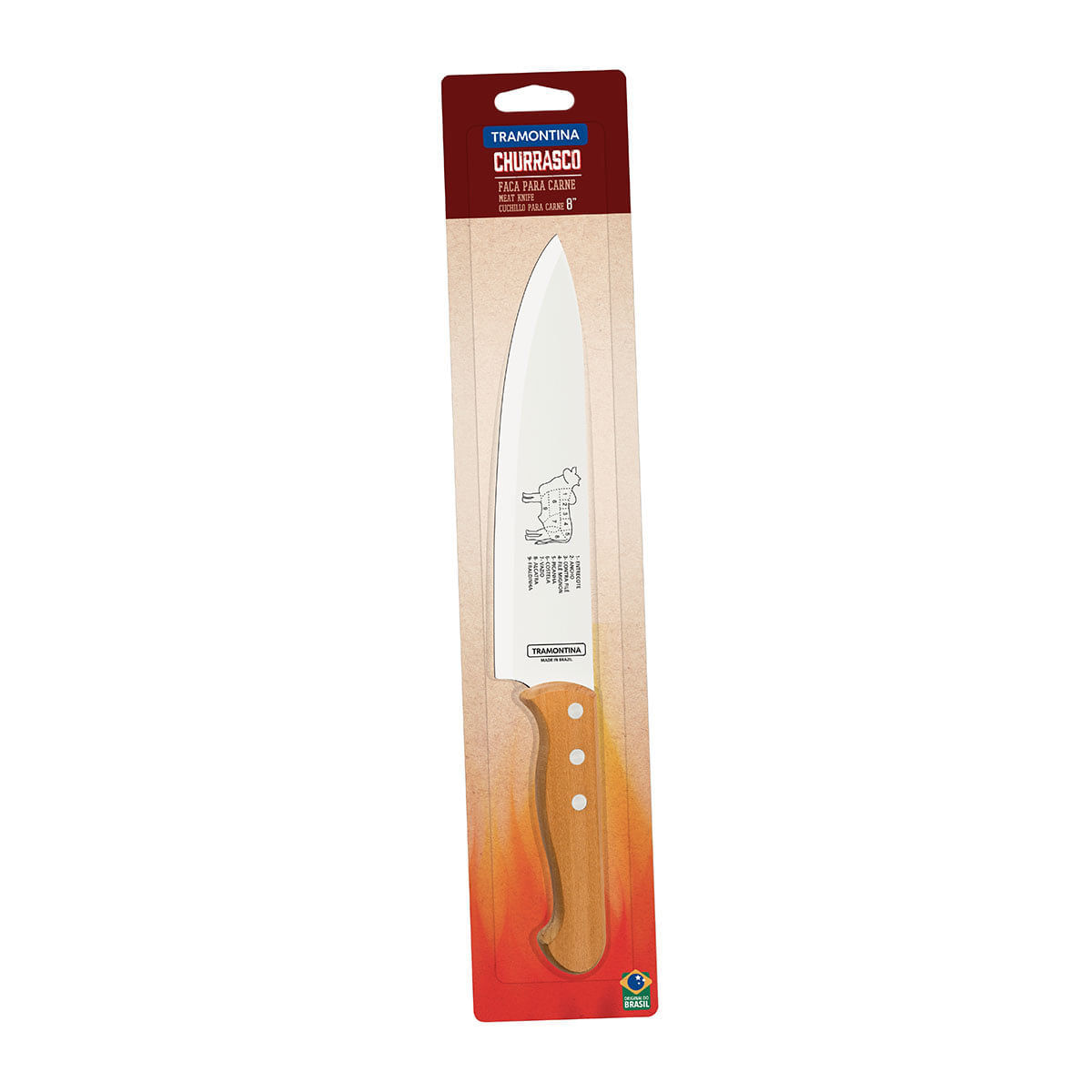 Faca em Inox Tramontina Churrasco 8" 22938108