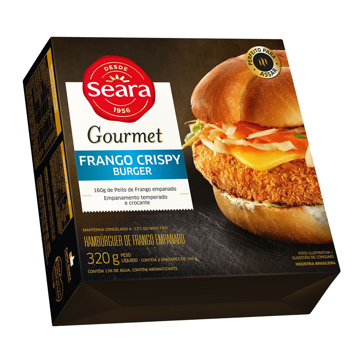 Frango crispy burger Seara Gourmet 320g