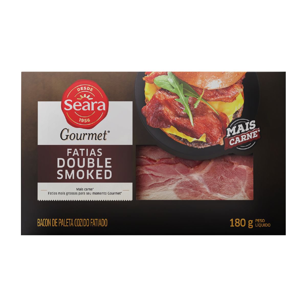 Bacon fatias double smoked Seara Gourmet 180g