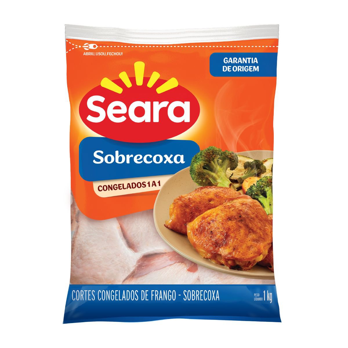 Sobrecoxa Seara IQF 1Kg