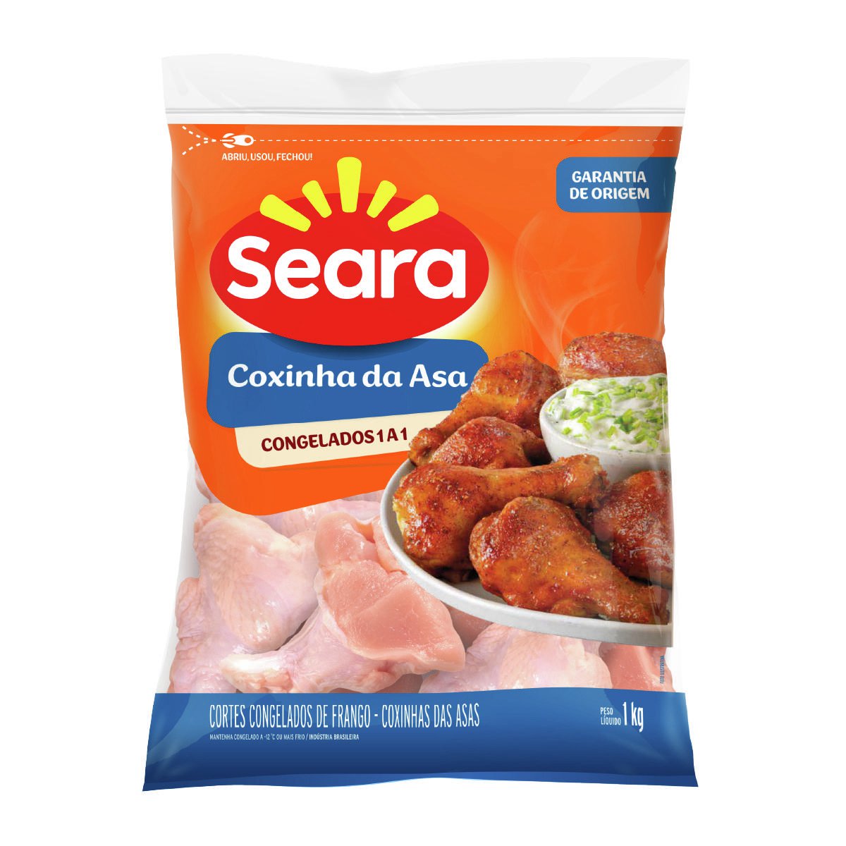 Coxinha da asa Seara IQF 1Kg