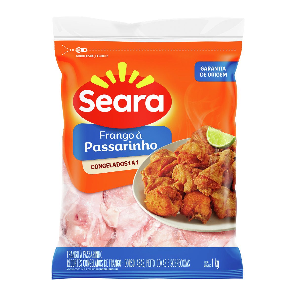 Frango a passarinho Seara IQF 1Kg