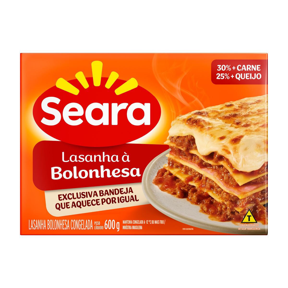Lasanha Bolonhesa Seara 600g