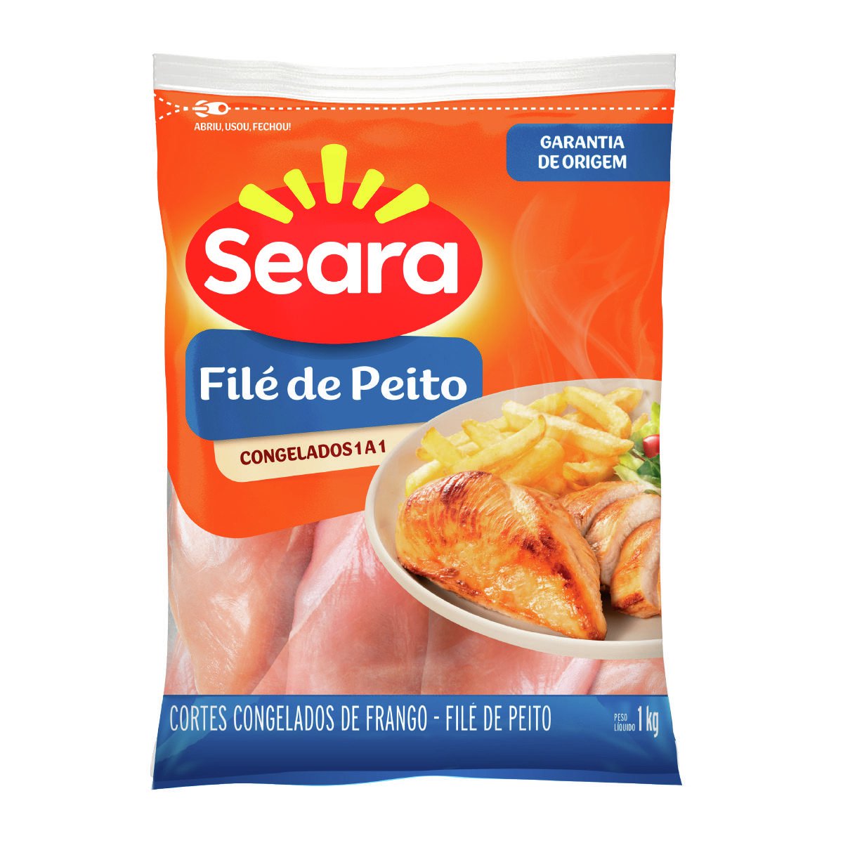 Filé de peito Seara IQF 1Kg