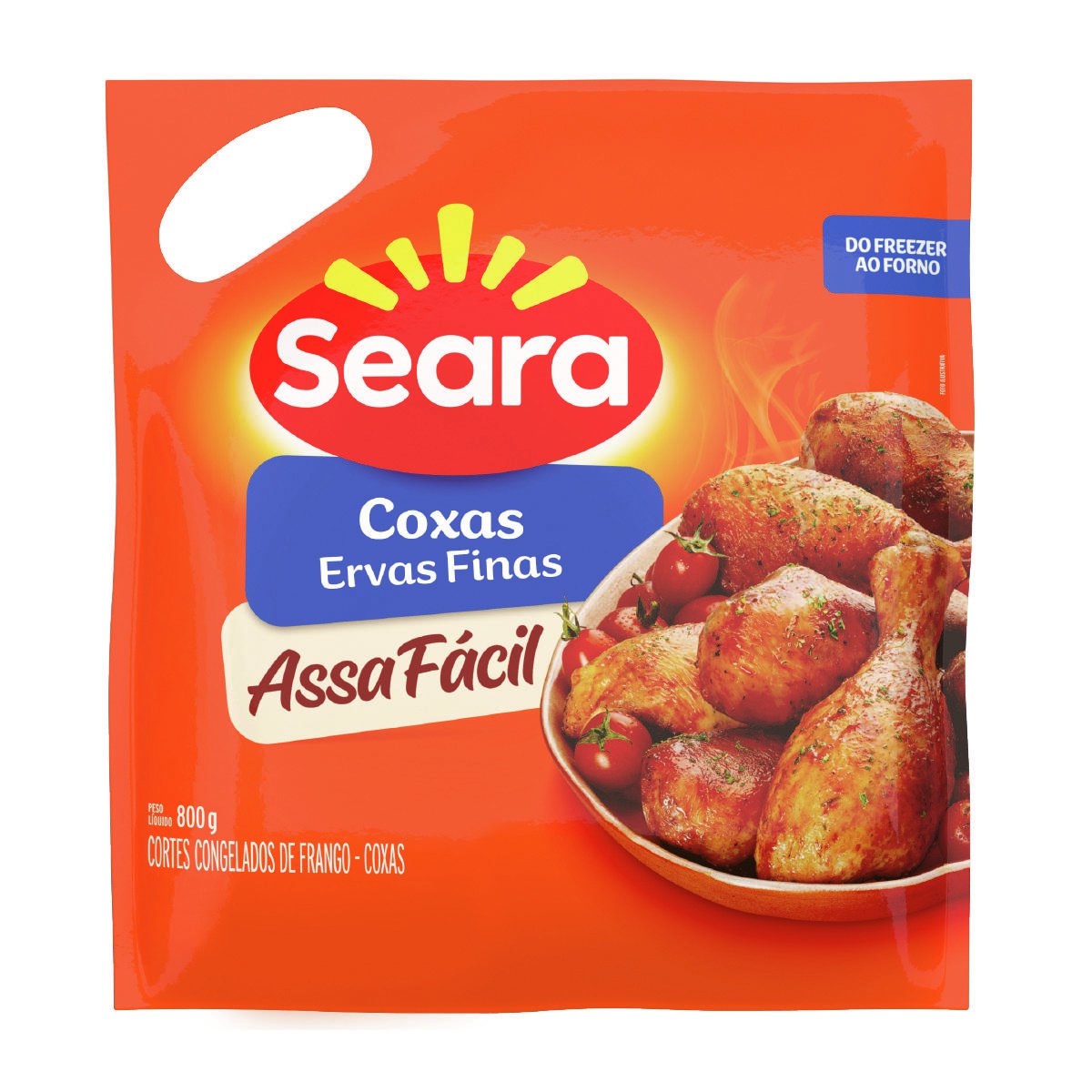 Coxa temperada Seara Assa Fácil 800g
