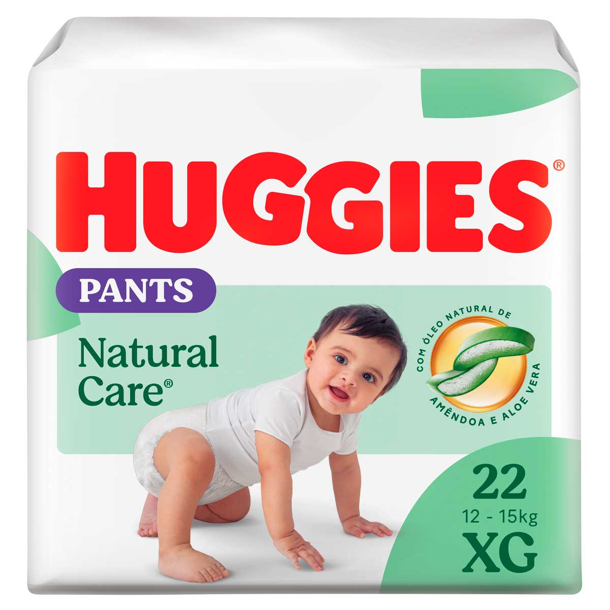 Fralda Pants HUGGIES Premium Natural Care XG 22 Unidades