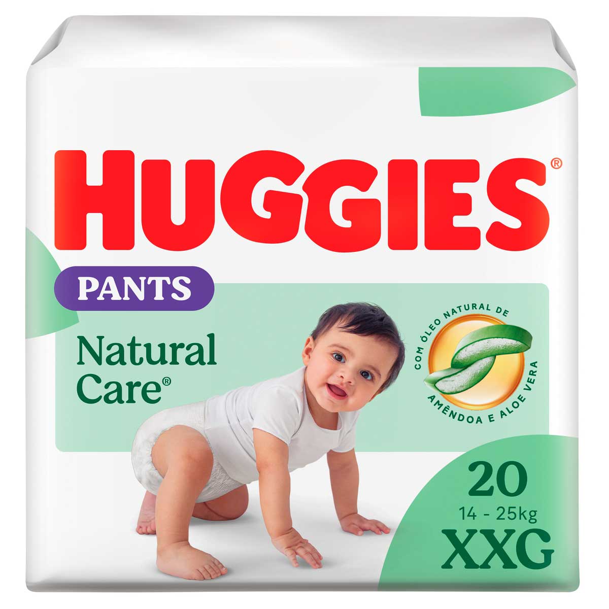 Fralda Pants HUGGIES Premium Natural Care XXG 20 Unidades