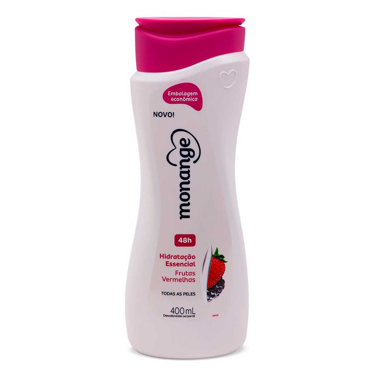 Hidratante Desodorante Monange Hidratação Nutritiva Frutas Vermelhas 400ml