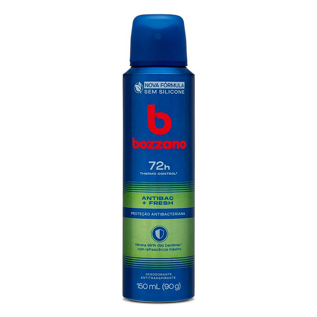 Desodorante Antitranspirante Aerossol Masculino Bozzano Fresh 150ml
