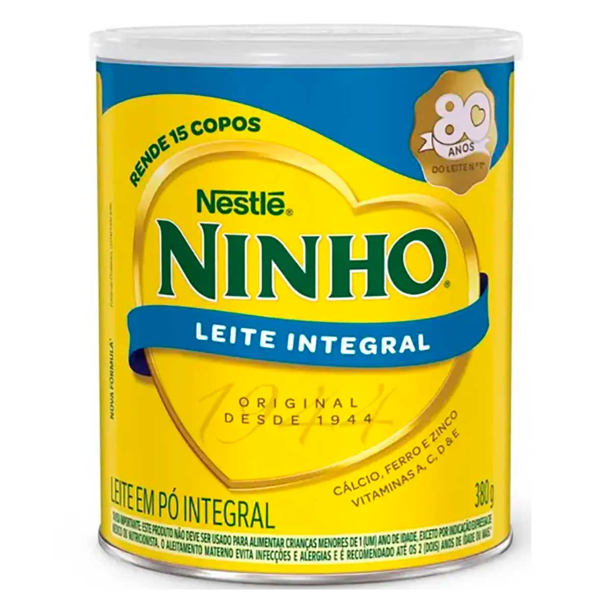 Leite em Pó Ninho Integral Lata 380g