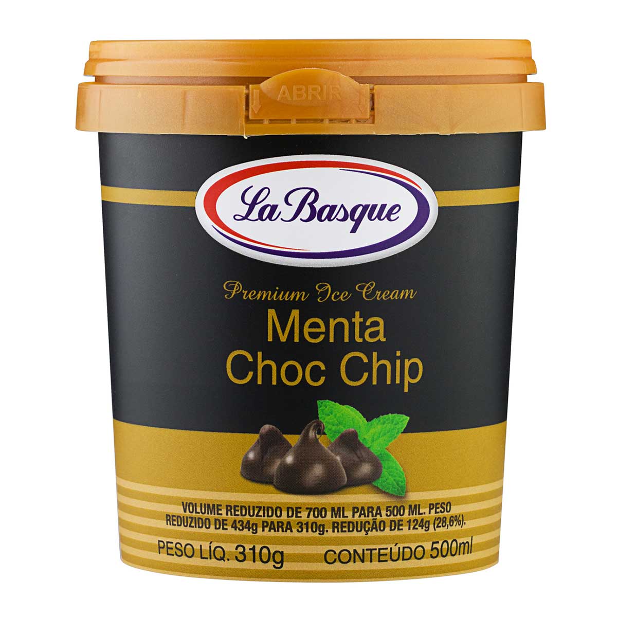 Sorvete Menta Choc Chip La Basque Premium Ice Cream Pote 500 ml