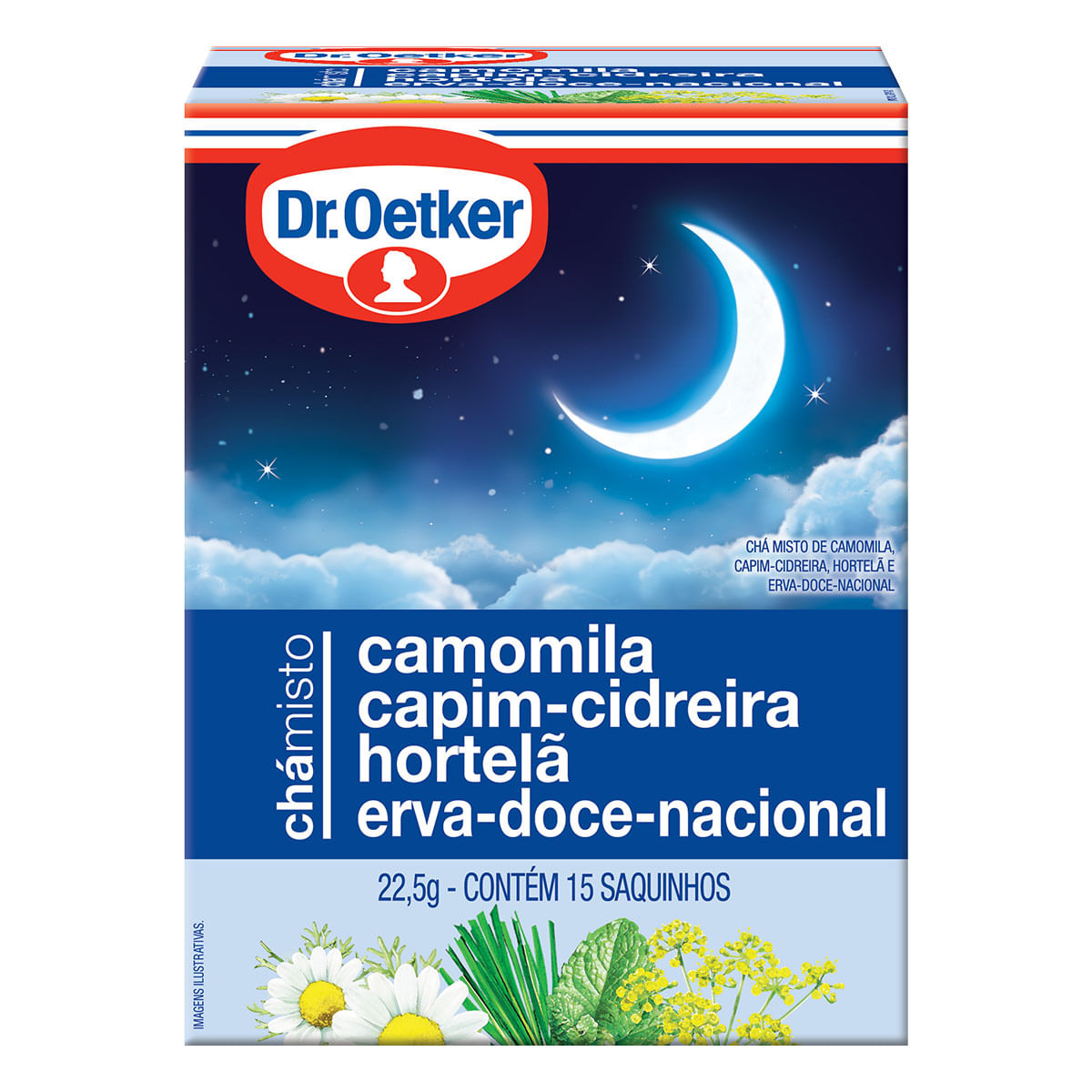 Chá Misto Doces Sonhos Dr. Oetker Caixa com 15 Sachês 22.5g