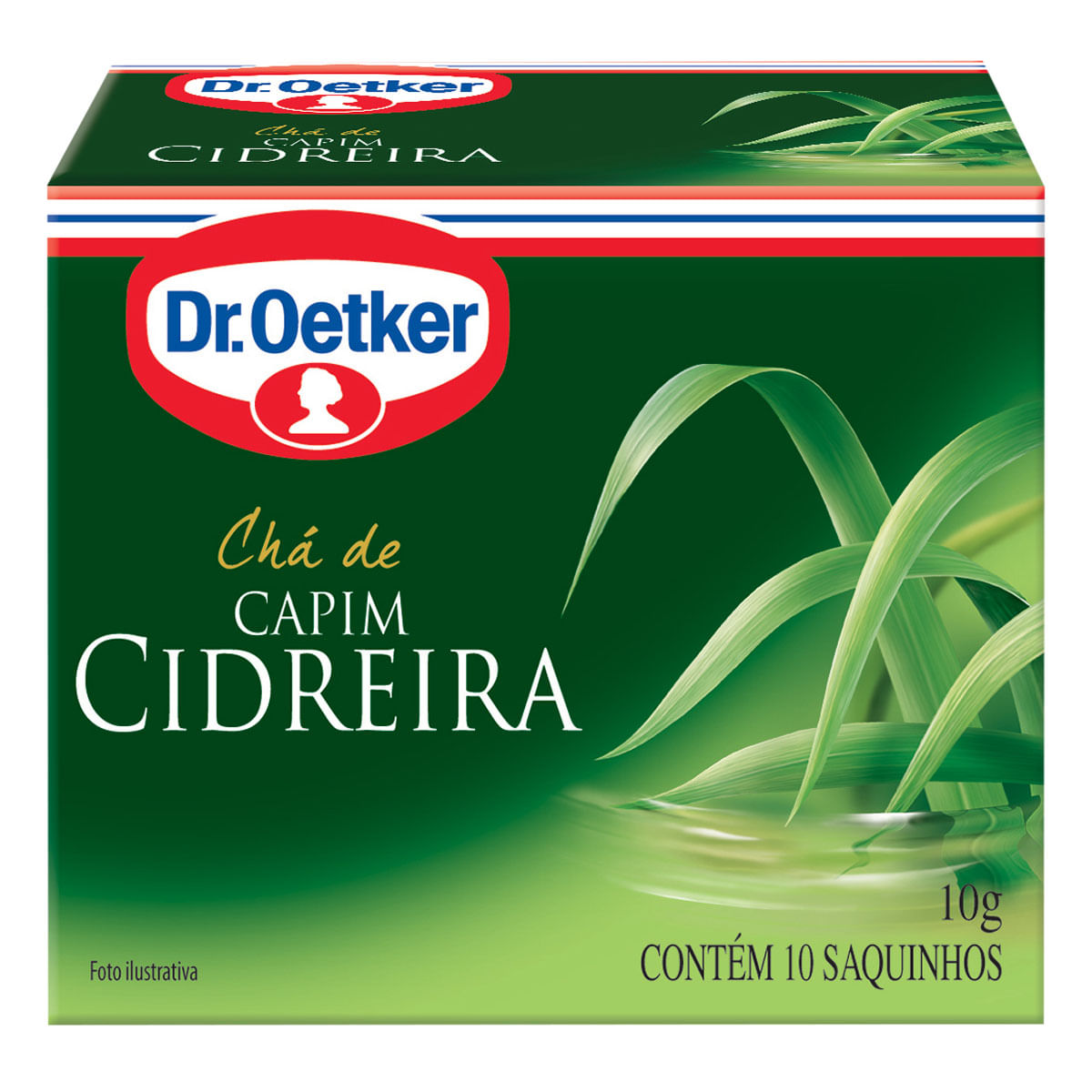 Chá Capim Cidreira Dr. Oetker Caixa com 10 Sachês 10g