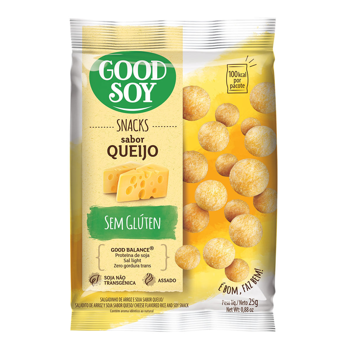 Salgadinho de Soja GoodSoy Sabor Queijo 25g