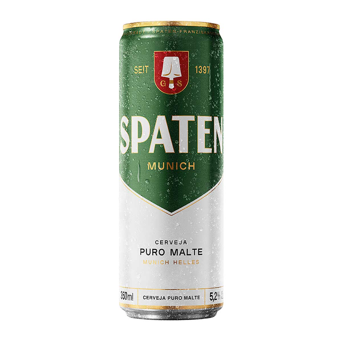 Cerveja Spaten Lata Sleek 350 ml