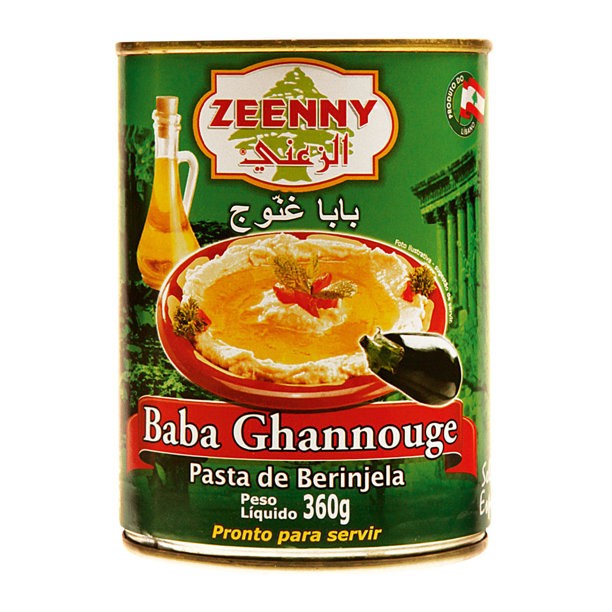 Pasta Baba Ghannouge de Berinjela Zeenny 360g