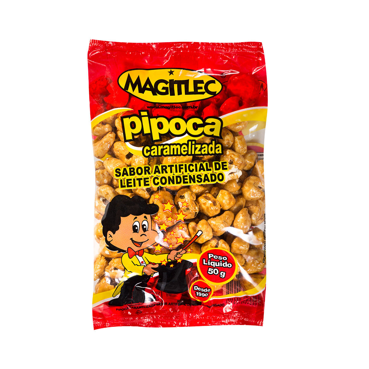 Pipoca Caramelizada Magitlec 50g
