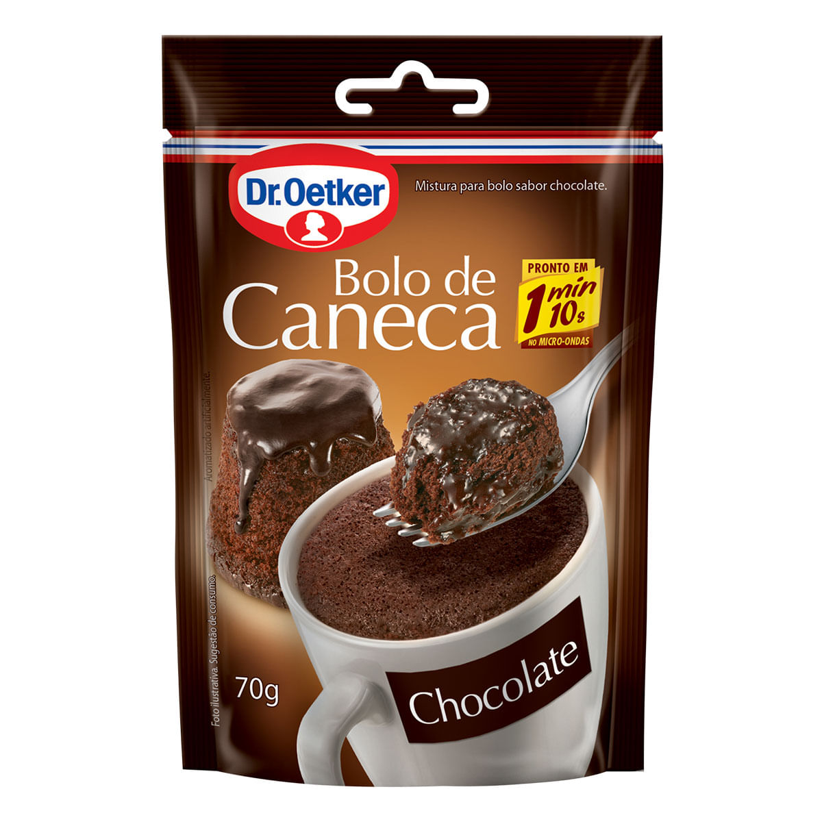 Mistura para Bolo de Caneca Sabor Chocolate Dr. Oetker 70g