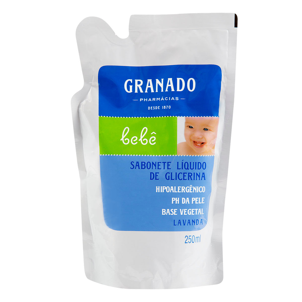 Refil para Sabonete Líquido Infantil Granado Bebê Lavanda 250ml