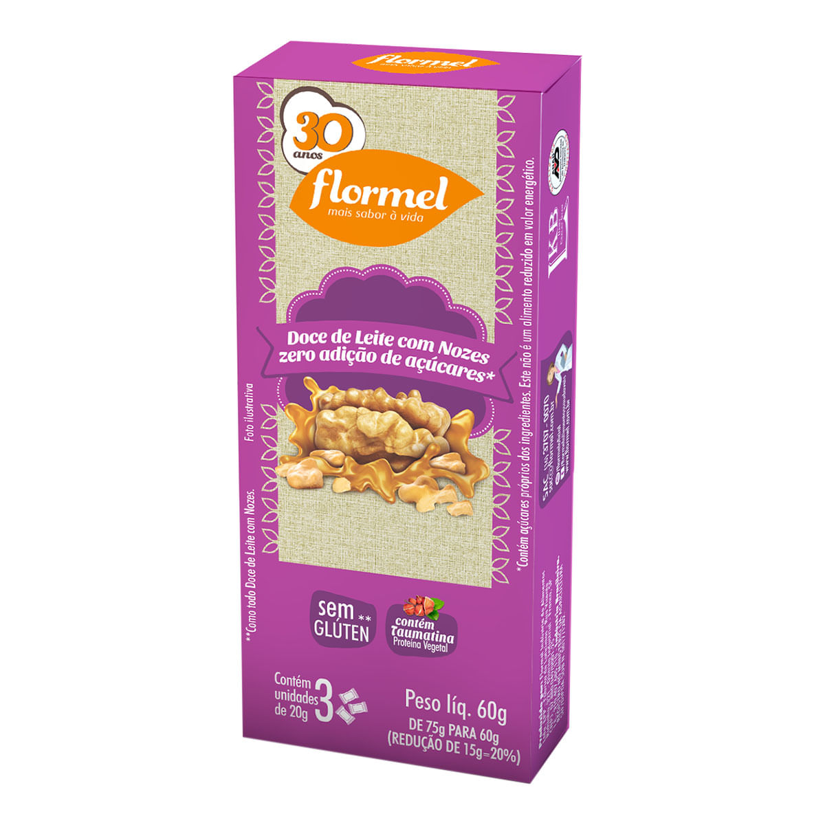 Doce de Leite com Nozes Flormel 75g