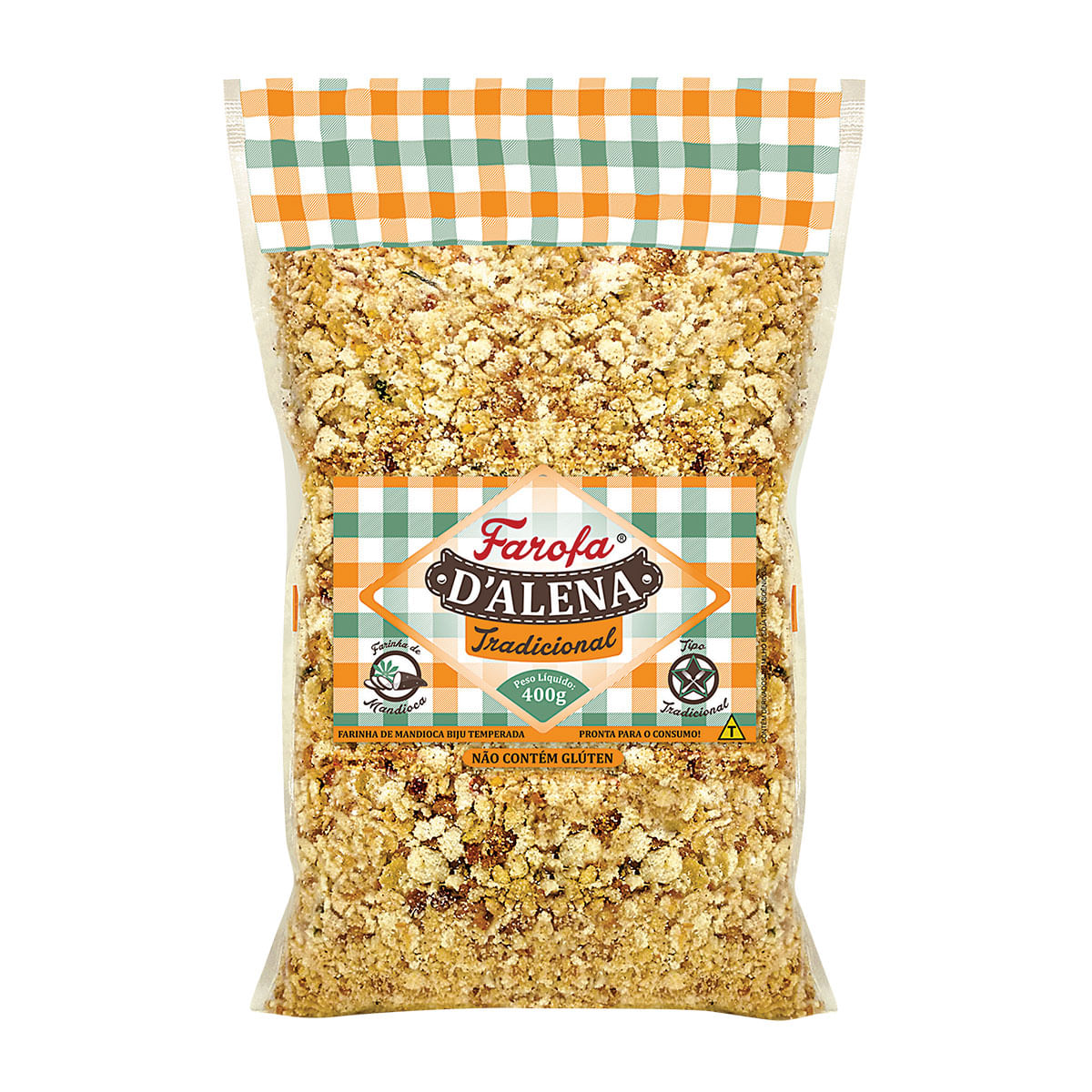 Farofa de Mandioca D'alena 400g