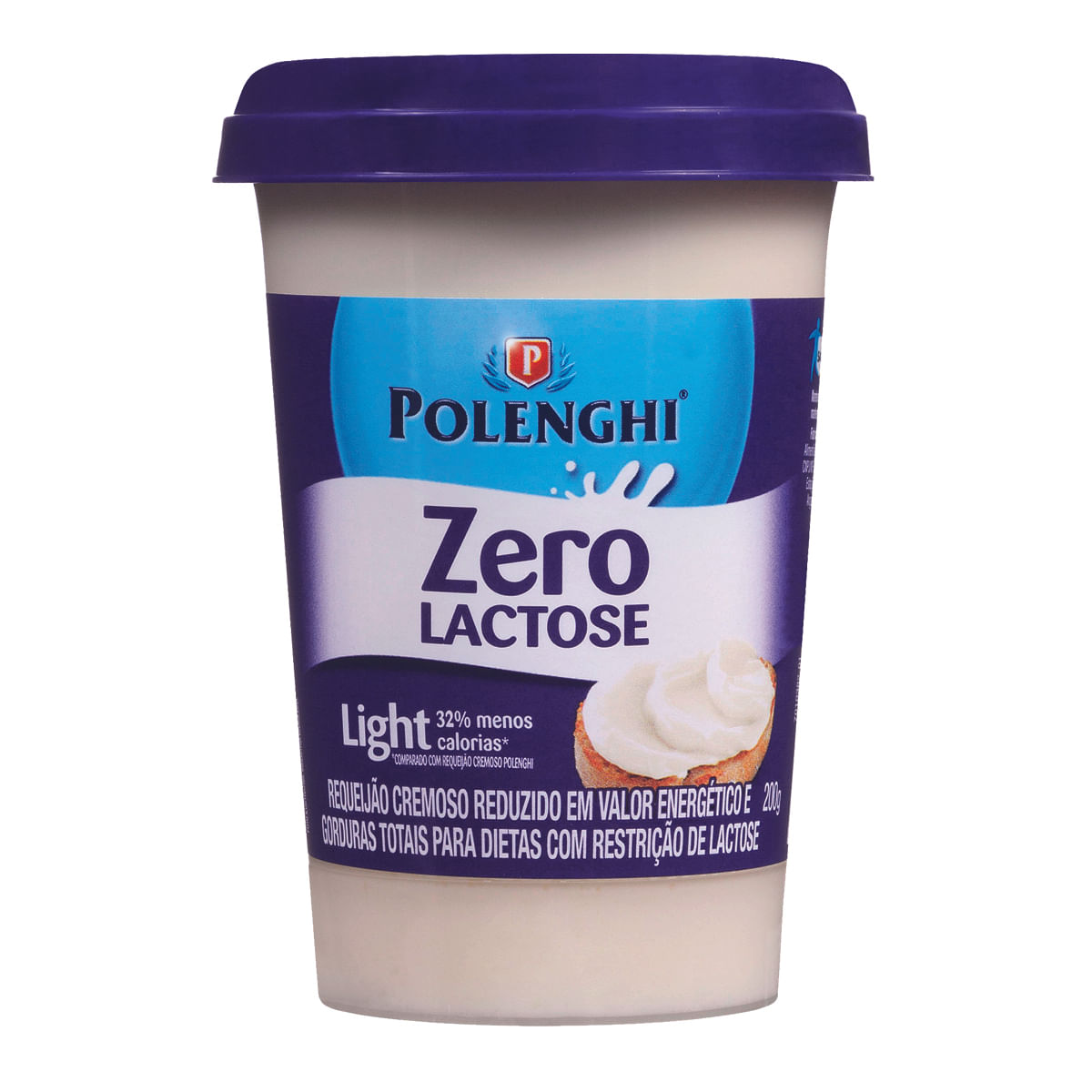 Requeijão Cremoso Light sem Lactose Polenghi 200g