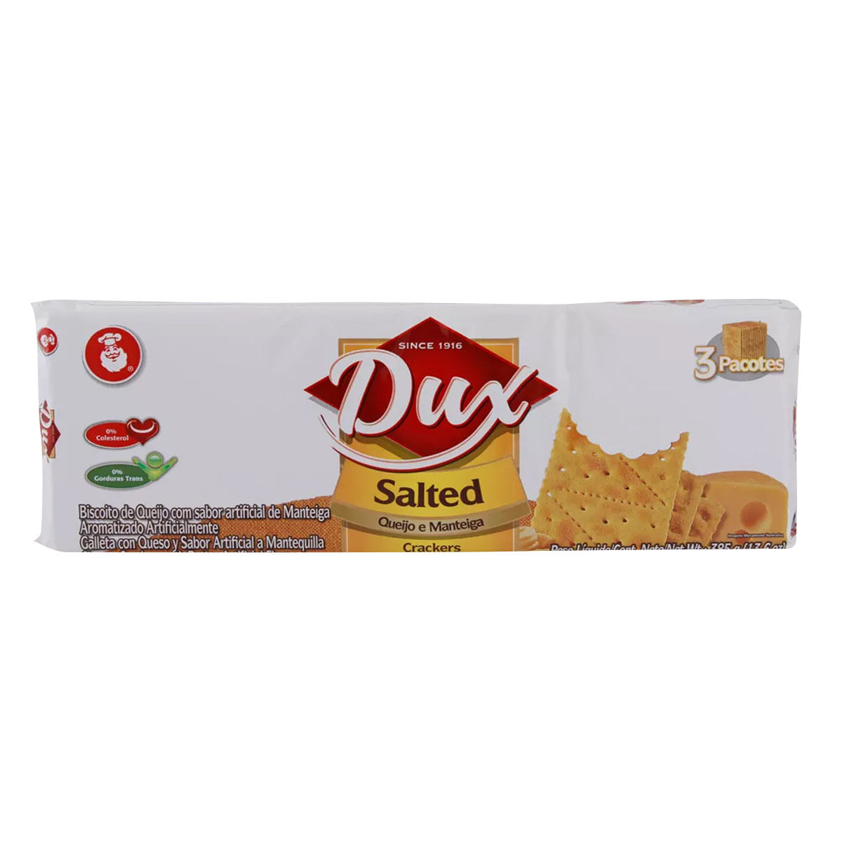 Biscoito Cream Cracker Queijo e Manteiga Dux 225g